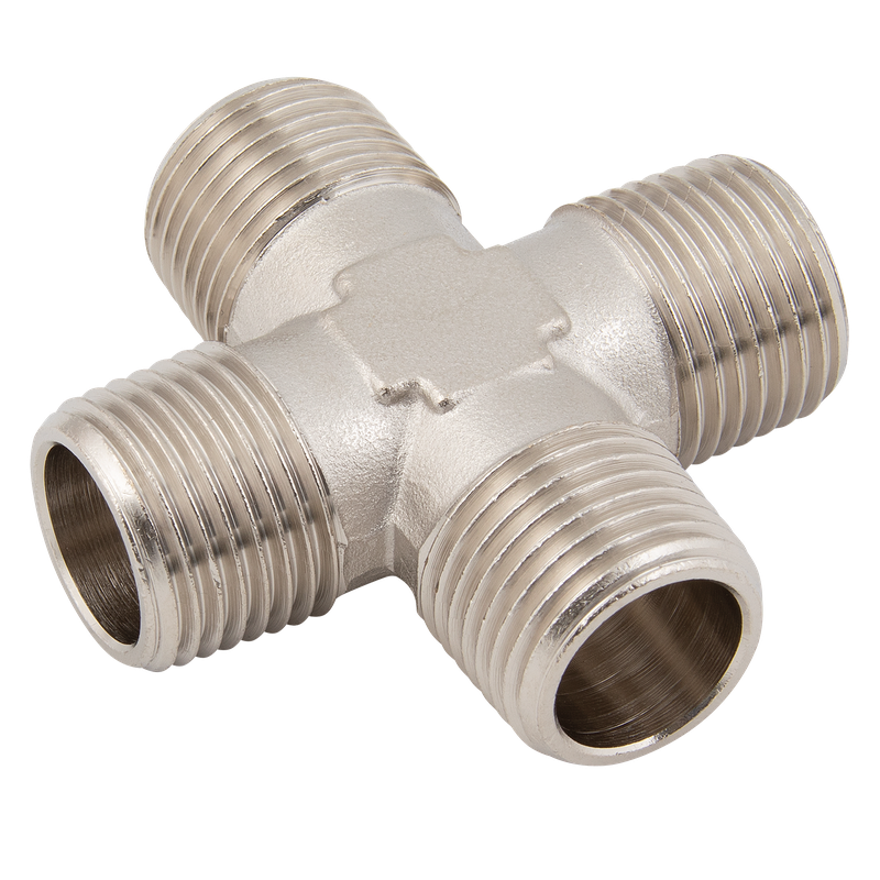 BSP BRASS CROSS PLATED M/M/M/M