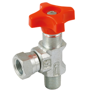 1/4 BSPT M/F 90DEG GAUGE ISOLATOR VALVE