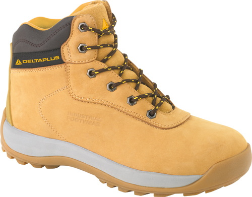 DELTAPLUS Leather Hiker Safety Boots Sand 10