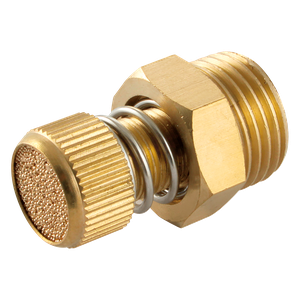 BSPP MALE SILENCER BRASS