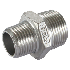 BSPT MALE HEX NIPPLE 316