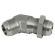 7/16 JIC M/M 45 STEEL BULKHEAD FORGED