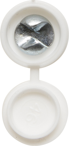 Security No. Plate Fasteners - White