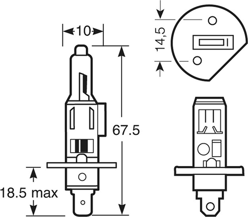 RING 'Xenon150' Bulbs H11 12V 55W PGJ19-2