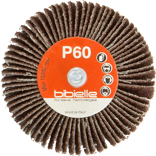 BIBIELLE Flap Wheels AO 6mm sh 60x30 P80