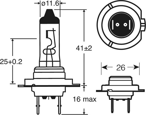 RING 'Xenon150' Bulbs H7 12V 55W Px26d