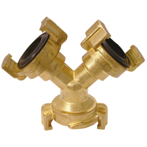 BRASS WATER COUPLING TRIPLE OUTLET