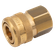 3/8 BSPP FEM  COUPLING BRASS