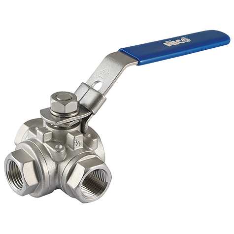 BSP FEM BALL VALVE 316 L-PORT