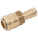 06MM HOSETAIL  COUPLING D.S. BRASS