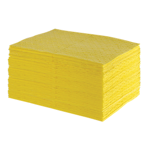 YELLOW CHEMICAL SPILL PADS-100