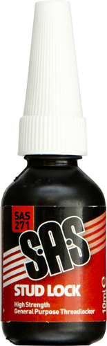 S.A.S Stud Lock High Strength 10ml-Multipack(12)