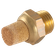 1/8 BSPP MALE SHORT SILENCER BRASS