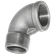 1X1/2   BSPT M/FEM ELBOW FIG152 GALV