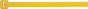 Cable Ties 300mm x 4.8mm Yellow-Multipack(10)