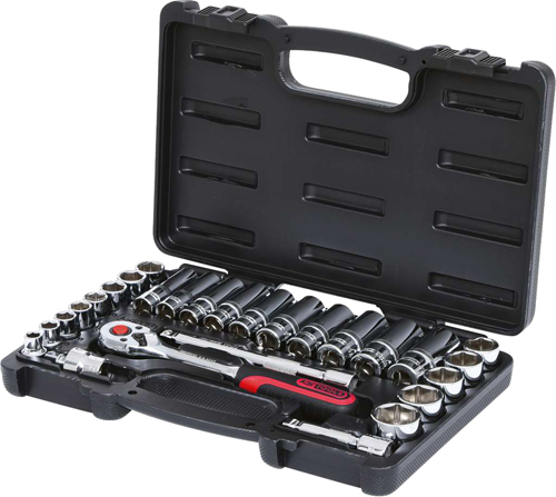 KS 3/8 Dr Socket Set Reg/Deep 27pc