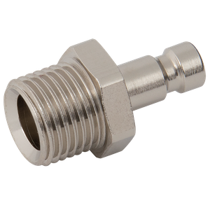 1/8 BSPP MALE PLUG BRASS NICKEL