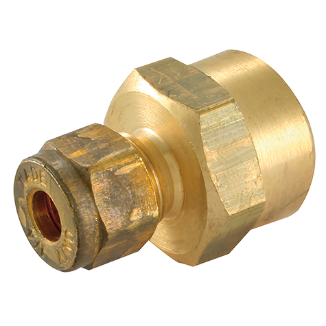 3/8 OD X 1/4 BSPP FEM STUD COUPLING