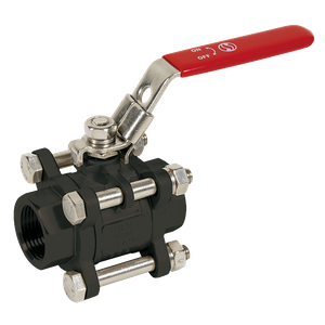 1 BSP 3 PIECE CARBON ST BALL VALVE PN40