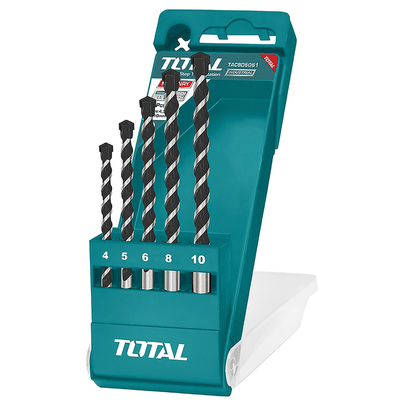 5PCS MASONRY DRILL BIT SET