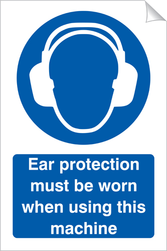 Ear Protection Must � Using Machine 240x360 Stick