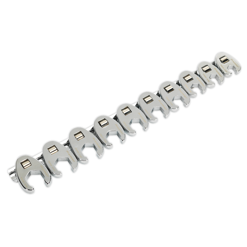 Crow's Foot Spanner Set 10pc 3/8"Sq Drive - Metric