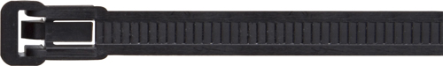 HELLMN Cable Ties Black REL 250x7.5mm