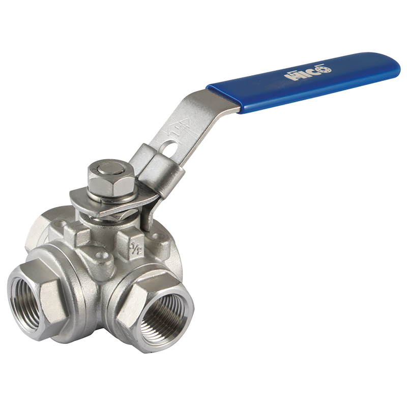 1/4  BSP FEM BALL VALVE 316 L-PORT