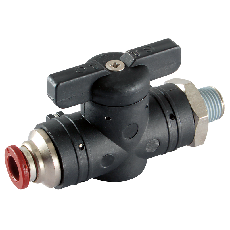 BSPP STRAIGHT BALL VALVE