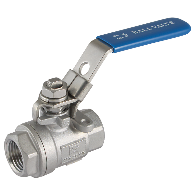 3/8  NPT FEM BALL VALVE 316 2-PIECE