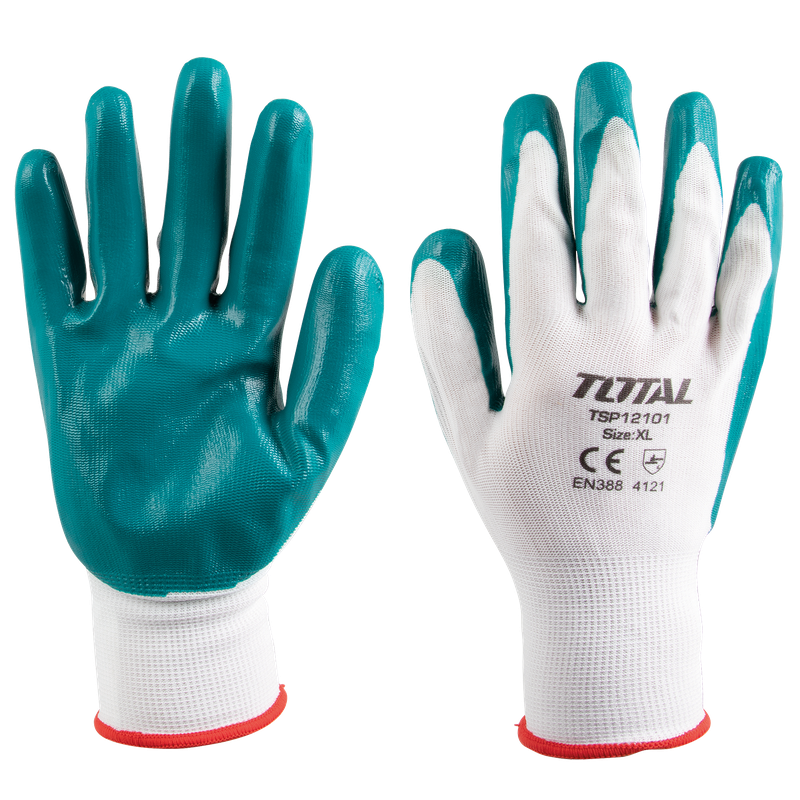 NITRILE COATED PALM GLOVES XL