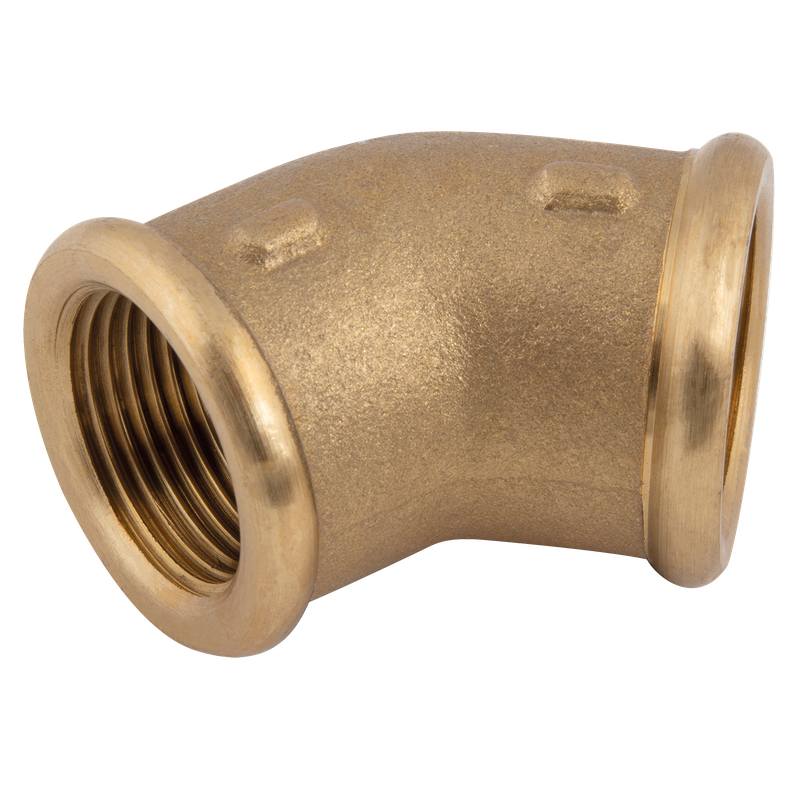 FXF BRASS 45 ELBOW