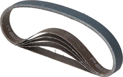 Zirconium Sanding Belts - 520 x 20mm 80 grit