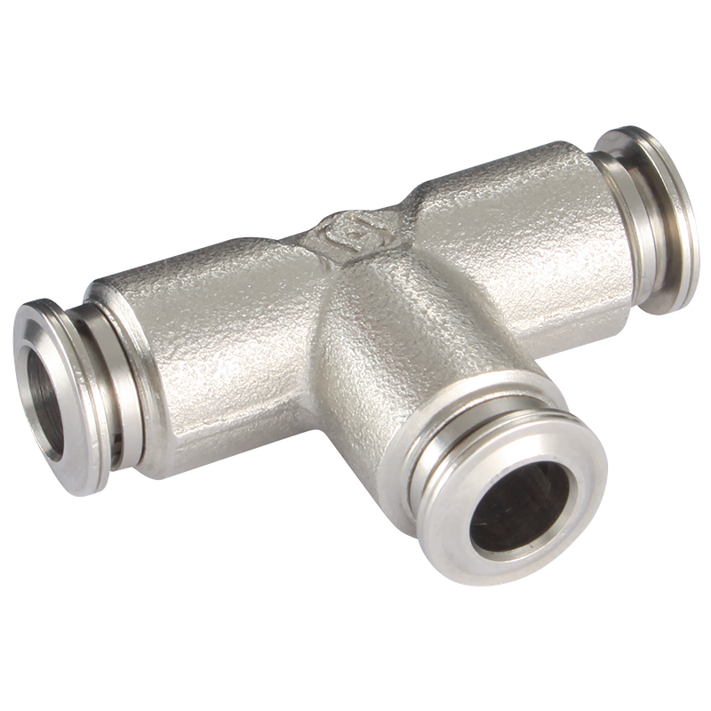 OD TUBE EQUAL TEE NICKEL PLATED