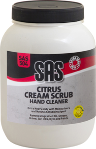 S.A.S Citrus Cream Scrub Hand Cleaner 3 Ltr