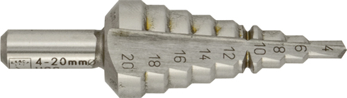 HSS Step Drill 12-20mm x 1mm