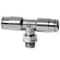 4MM OD X 1/8BSPP SER 8000 M/STUD TEE