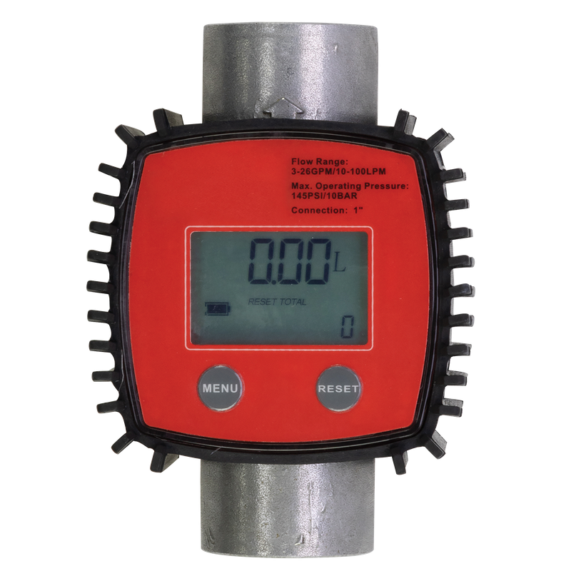 DIGITAL INLINE TURBINE FLOW METER