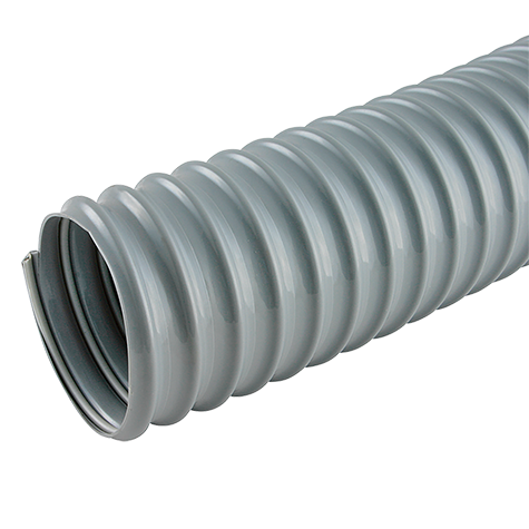 X 10M GREY MED. DUTY PVC DUCTING