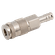 06MM HOSETAIL COUPLING BRASS NICKEL