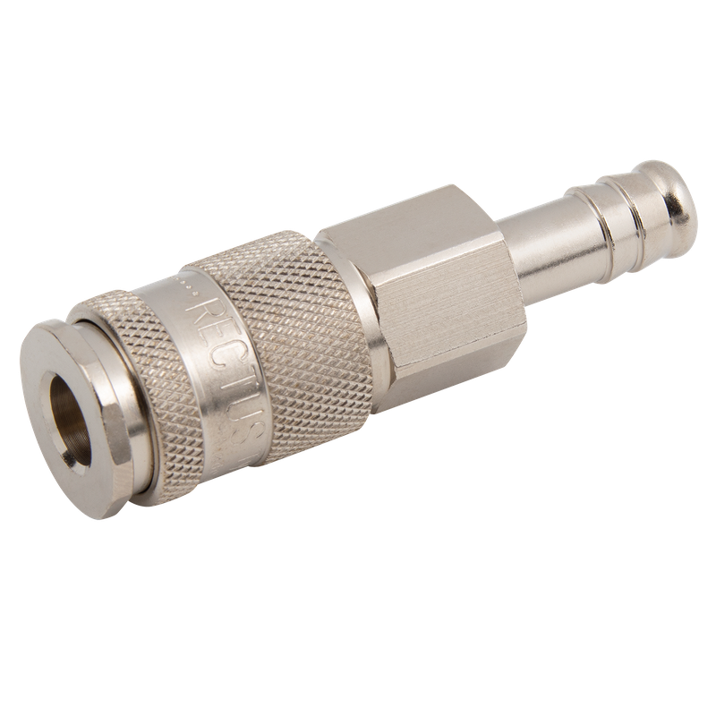 HOSETAIL COUPLING BRASS NICKEL