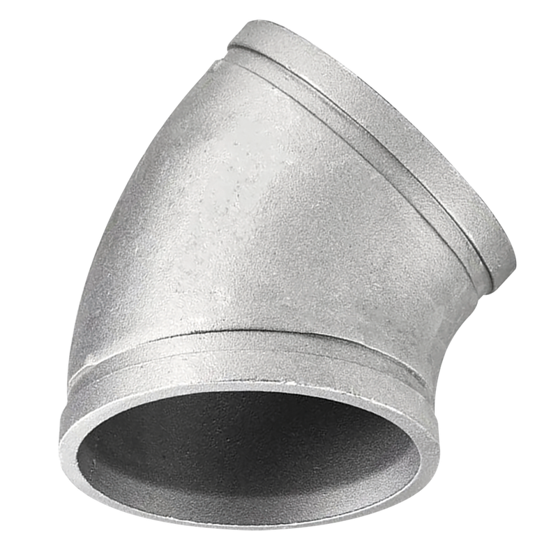 45  ALUMINIUM ELBOW WITH GROOVED ENDS