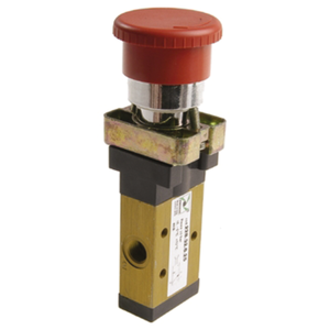 2 POSITION PALM BUTTON VALVE