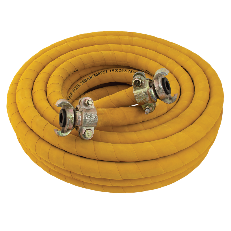 300 PSI HOSE ASSSEMBLY C/W SAFETY COUPL.