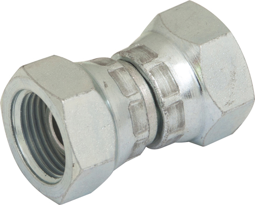 Hydraulic BSPP Swivel Adaptor F : F 3/8" : 1/2"