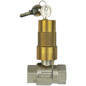 BSP FEM BRASS BALL VALVE LOCKING