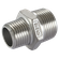 1 X 1/2       BSPT MALE HEX NIPPLE 316