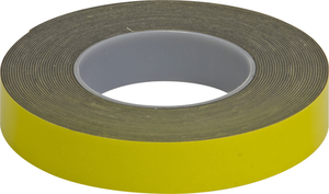 D/Sided Adhv Foam Tape Yellow 25mmx10m