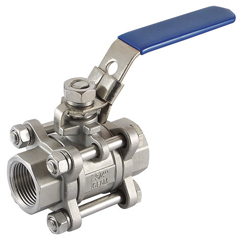 3/8  BSP FEM BALL VALVE 316 3-PIECE