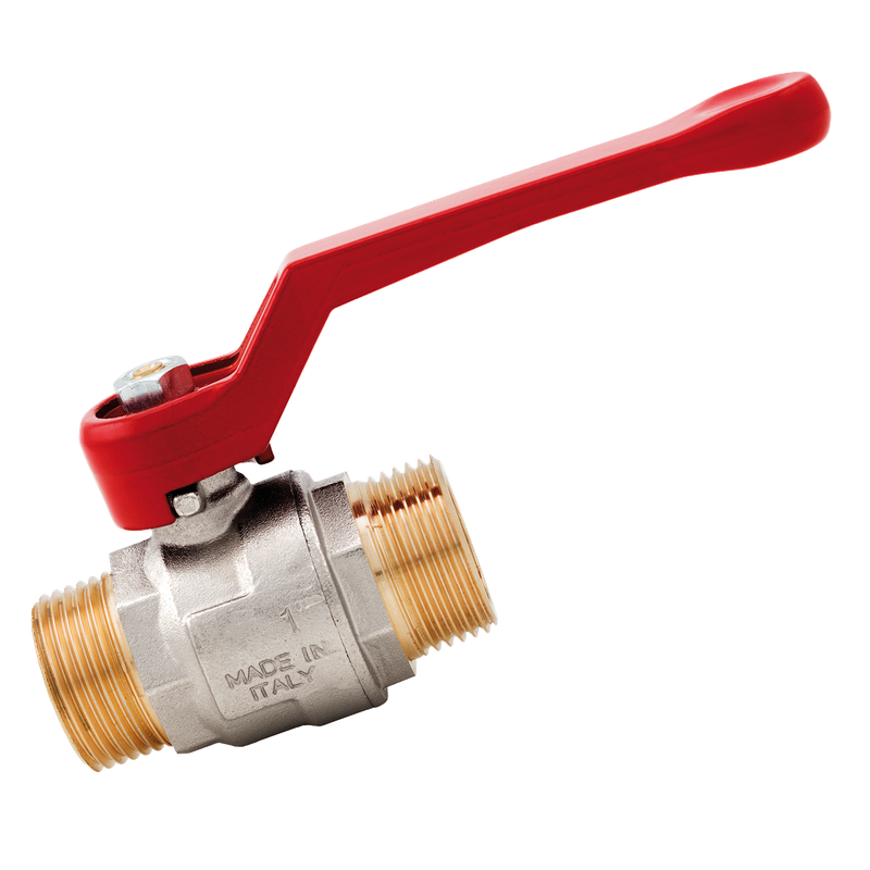 BSPP MALE BALL VALVE BRASS LEVER